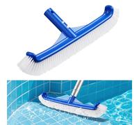 Cepillo para Piscina, 43CM Cabezal de Cepillo para Piscina, Cepillos Piscinas con Extremos Curvos Clip EZ Cerdas de Nylon, para Piscinas Azulejos, Suelos, Paredes