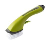 Cepillo para platos resistente al desgaste, cepillo para fregar la cocina, conveniente función de recambio, limpieza de fregadero con dispensador de jabón, cepillos de limpieza para el hogar, baño