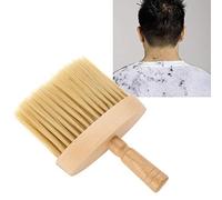 Cepillo para Plumero de Cara y Cuello, Cepillo de Barrido para Corte de Cabello, Cepillo para el Cabello, Limpieza del Cabello, Cepillo de Barrido de Madera, Herramienta de