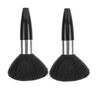Cepillo para plumero de cuello, peluquería, corte de cabello, maquillaje, peluquería, cepillo, limpiador de cabello, barrido, suave, cómodo, diseño de mango elástico, cabello de