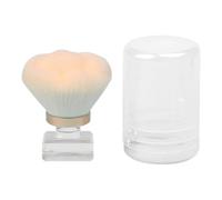 Cepillo para polvo de uñas, limpiador de cerdas, 5,5 x 5,5 x 8,4 cm, herramienta de gel UV acrílico | Removedor de polvo de maquillaje de manicura, cepillo cosmético, accesorio de belleza, uso