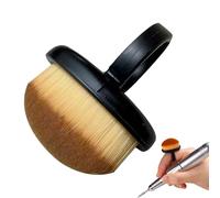 Cepillo para polvo de uñas, removedor de polvo de manicura para preparación de uñas, suministros de arte de manicura, herramienta de maquillaje para viajes, vacaciones, al aire libre, salón de