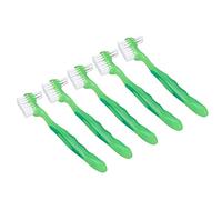 Cepillo para PróTesis Dentales, Cepillo ErgonóMico para PróTesis Dentales, EliminacióN de Suciedad, Uso Profesional para el Uso Diario (Verde)