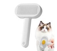 Cepillo para quitar de perros, peine para cuidado de mascotas, peine para limpieza del de cachorros de 8 pulgadas con dientes de acero inoxidable, herramienta para quitar con m