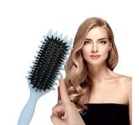 Cepillo para Rizos Curl Hair Defining Brush Curl Define Styling Brush, Unisex (C)