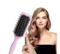 Cepillo para Rizos Curl Hair Defining Brush Curl Define Styling Brush, Unisex (D)