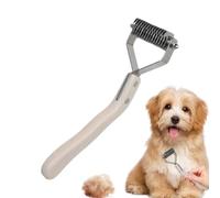 Cepillo Para Subpelo De Perros, Rastrillo Desenredante Para Mascotas Y Perros, Cepillo Para Eliminar Nudos Enredos Y Pelaje Suelto Con Mangos Ergonomico