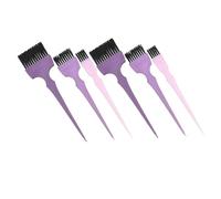 Cepillo para Tinte de Cabello 6 Piezas Aplicador de Tinte de Peluquería Peine Portátil Mango para Profesional y Doméstico