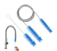 Cepillo para Tubos - Herramienta Limpiadora Flexible y Multiusos | Cepillo Limpiador De Tuberías Y Desagüe | para Lavabo Baño Inodoro Cocina Ducha Desagüe Botella Agua Vasos Antigoteo