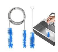Cepillo para Tubos - Herramienta Limpiadora Flexible y Multiusos | Cepillo Limpiador Multiusos Desagües Alcantarilla | para Lavabo Baño Inodoro Cocina Ducha Desagüe Botella Agua Vasos Antigoteo
