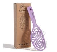 Cepillo Pelo Antirotura, Cepillo Desenredante para Pelo Seco y Mojado, Ecológico Peine Antitirones, Cepillo de Pelo para Mujer, Hombre y Niños, Hair Brush para Todo Tipo de Cabello (Púrpura)