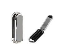 Cepillo Pelo Plegable con Espejo,Cepillo de Viaje con Función de Masaje y Espejo Extraíble Cepillo Plegable Peines Pequeño Portátiles para Hombres Mujeres Niñas