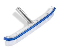 Cepillo Piscina de Aluminio 46 cm - Cabezal Cepillo Limpieza Profesional para Paredes, Suelos y Baldosas, Cerdas Resistentes, Compatible con Pértigas Estándar, Alta Eficiencia