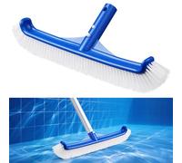 Cepillo Piscina Limpiafondos, 43 cm Cabezal de Cepillo para Piscina, Cepillo de Limpieza de Piscina con Clips EZ, Cepillo para Limpiar Fondo, Paredes y Azulejo, para Piscinas, Jacuzzi, SPA, Cocina