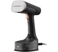 Braun QuickStyle 7 GS7077BK, Plancha de Vapor Vertical con Suela Calefactable FreeGlide 3D, Steamer con Calentamiento Rápido, Flujo Vapor 35 g/min, Capacidad 250 ml, Cable 3 m, 1600W, Negro