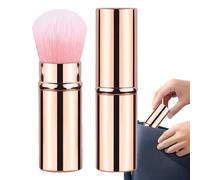 Cepillo Portátil | Pequeña Herramienta Cosmética | Cepillo En Polvo Multivalente Compacto | Fundación De Viajes Blush Luster Lighter Suncreen Bronzer Face Aplicador Accesorio De Belleza Ligero Para Su