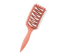 Cepillo práctico para peinar el cabello, peine ahuecado, seco y húmedo, masaje desenredante, práctico peine ahuecado para seco y húmedo