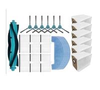 Cepillo principal, cepillo lateral, filtro HEPA, paño de fregado, bolsa for polvo, compatible con Proscenic Q8/Q8 Max, robot aspirador piezas de repuesto