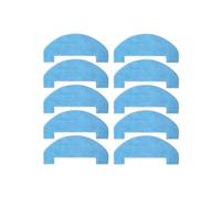 Cepillo principal, cepillo lateral, filtro Hepa, paño for fregona, bolsas for el polvo, Compatible con Proscenic Q20Plus / Q10 / Q8 / Q8 Max piezas de repuesto(Mop Cloth 10pcs)