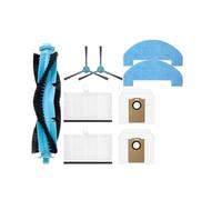 Cepillo principal, cepillo lateral, filtro Hepa, paño for fregona, bolsas for el polvo, Compatible con Proscenic Q20Plus / Q10 / Q8 / Q8 Max piezas de repuesto(Set 1)