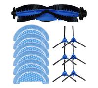 Cepillo Principal, Cepillo Lateral, Filtro Hepa, Trapo for fregona, Cubierta del Cepillo Principal 。Compatible con Cecotec Conga 990 Vital / 999 Vital 。Repuestos de Robot Aspirador (Color : F)