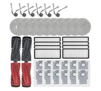 cepillo principal, cepillo lateral y filtro, Compatible con Roborock | Qrevo Curv S5X, Qrevo Curv 5A1, Qrevo Curv 5XC, Qrevo Curv 5AE, Qrevo CurvC, P20 PRO, Qrevo Curv(R)