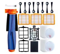 Cepillo Principal de aspiradora Robot 2 en 1, filtros, cepillos Laterales, Compatible con Shark AI AV2501S AV2511AE AV2501AE RV2502AE RV2610WA AV2510AOUS RV2520AOUS RV2400WD AI Ultra(18 Pack)