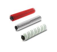 Cepillo Principal De Cepillo De Rodillo Limpiador De 3 Uds, Compatible Con Rodillos De Superficie Karcher BR 30/4C, Cepillo De Rodillo De Microfibra 4.762-452,0