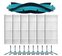 Cepillo principal de repuesto, múltiples cepillos laterales y kit de filtro para ATVEL para aspiradora SmartGyro R80 diseñado para barrer polvo y escombros para espacios de vida más limpios (B)