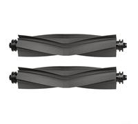 Cepillo principal de repuesto para Dreame L10s Ultra Rolling Rubber ABS Bristle Precision Capture for X40 Ultra for X30 for Ultra L10s for Pro Robot Vacuum Edge Cleaning 1 2 3 Pack Pet Hai (2 piezas)