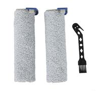 Cepillo principal de repuesto para Ecovacs para Deebot X8 Pro y para aspiradora Omni Robot, paquete de 2 cepillos de rodillo + herramienta de limpieza, diseño de plástico de nailon de alta calidad