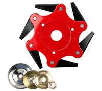 Cepillo profesional para desbrozadora, orificio de 25,4 mm, cepillo de hierba silvestre para desbrozadora, accesorio de repuesto para cortacésped, eliminación eficiente de malas hierbas y musgo