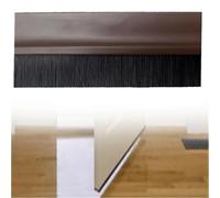 cepillo puerta entrada Cepillo De Polvo Industrial De PVC Con Respaldo Adhesivo, Tira De Máquina Herramienta, Tira De Polvo Para Gabinete, Sellado Inferior(C,L 50cm x Brush Height 80mm)