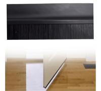 cepillo puerta entrada Cepillo De Polvo Industrial De PVC Con Respaldo Adhesivo, Tira De Máquina Herramienta, Tira De Polvo Para Gabinete, Sellado Inferior(A,L 50cm x Brush Height 30mm)
