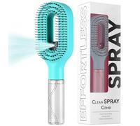 Cepillo Pulverizador de Cabello - Cepillo Rociador de Niebla para el Cabello, 2 en 1 Cepillo Portátil para el Cabello con Spray de Agua para Desenredar y Peinar