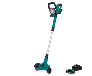Cepillo quitahierbas inalámbrico 20V - mango telescópico | 2 baterías 2.0Ah y cargador rápido incluidos