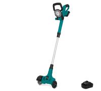 Cepillo quitahierbas inalámbrico 20V - mango telescópico | batería 2.0Ah y cargador rápido incluidos