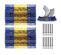 Cepillo rascador para caballos con 12 tornillos, cepillo rascador para animales de granja, cepillo semicircular para rascar vacas, cepillos de masaje para animales de granja, caballos, cabras, ganado,
