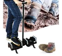 Cepillo raspador de botas, herramienta de limpieza de barro para zapatos con asa, estropajo resistente para entrada al aire libre, jardín de granja, eficaz removedor de suciedad