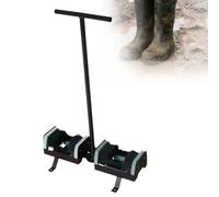 Cepillo raspador de zapatos con asa, eficaz removedor de barro para puerta delantera, entrada, granja, jardín, uso al aire libre