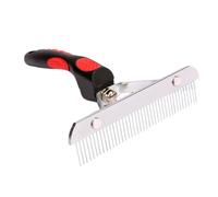 Cepillo Rastrillo Para Muda de Pelo,Cepillo Para Subpelo - Peine Desenredador Con Dientes De Acero Inoxidable Para Gatos Y Perros De Razas Medianas Y Grandes