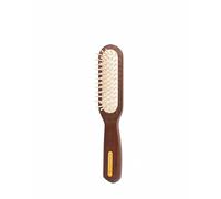 Cepillo rectangular Tek de madera de ovangkol con púas cortas