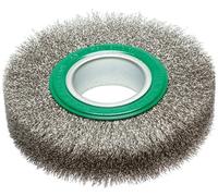 Cepillo redondo 178 mm Alambre de acero inoxidable 50 mm Agujero de ubicación