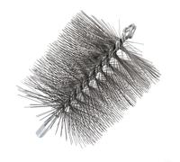 Cepillo redondo de limpieza de chimeneas, limpiador de tuberías de alambre de acero, cepillo de barrido de chimenea, herramienta de limpieza de humos de caldera, cepillo de chimenea para estufa de