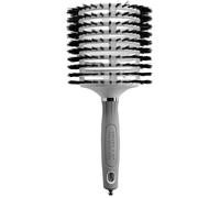 Cepillo redondo de pelo de jabal con ventilaci n turbo de cer mica e iones de Olivia Garden, 11,4 cm