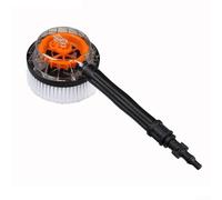 Cepillo redondo giratorio para lavadora de alta presión PW909203K, herramienta de limpieza de coche de 220 V con adaptador de bayoneta, negro