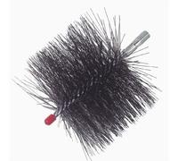 Cepillo redondo para chimenea y tubo, 180 mm