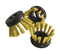 Cepillo redondo para esteras de anillos de goma Miltex, plástico, UE 10 unid.