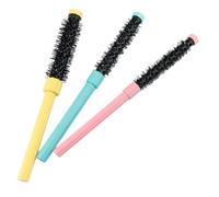 Ｚｉａｌｏｆｉ Cepillo redondo para peinar el cabello, 3 piezas, peine para tupé, para uso doméstico.