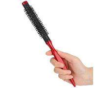 Cepillo Redondo, Peine Con Rodillo De Lana De Madera, Peine Cilíndrico De Aluminio Cerámico Redondo De Nailon, Peine De Masaje Para El Cuero Cabelludo Cabello Liso Para Cabello Fino O Corto(03)